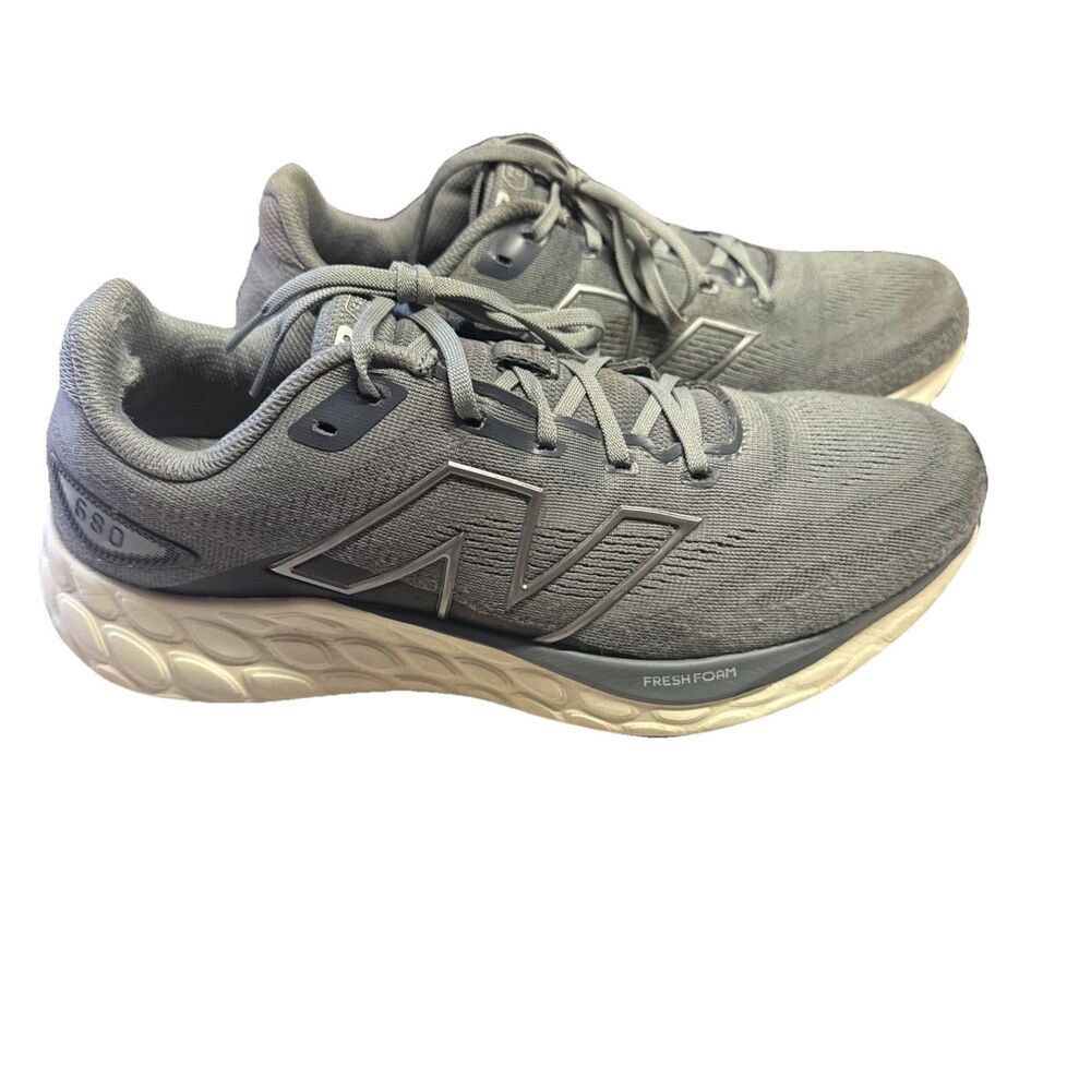 New Balance Fresh Foam 680 V8 Shoes Mens Size 10.5 Gray Running Sneakers